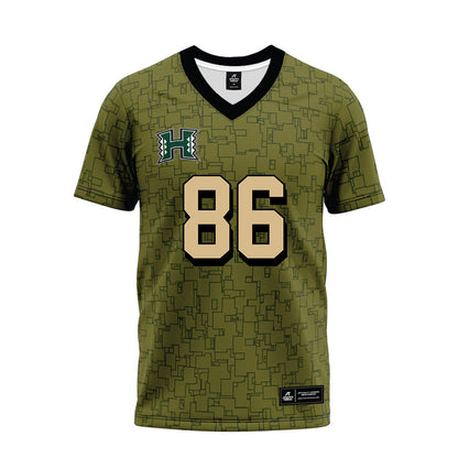 Hawaii - NCAA Football : Carlito Capanang - Premium Football Jersey