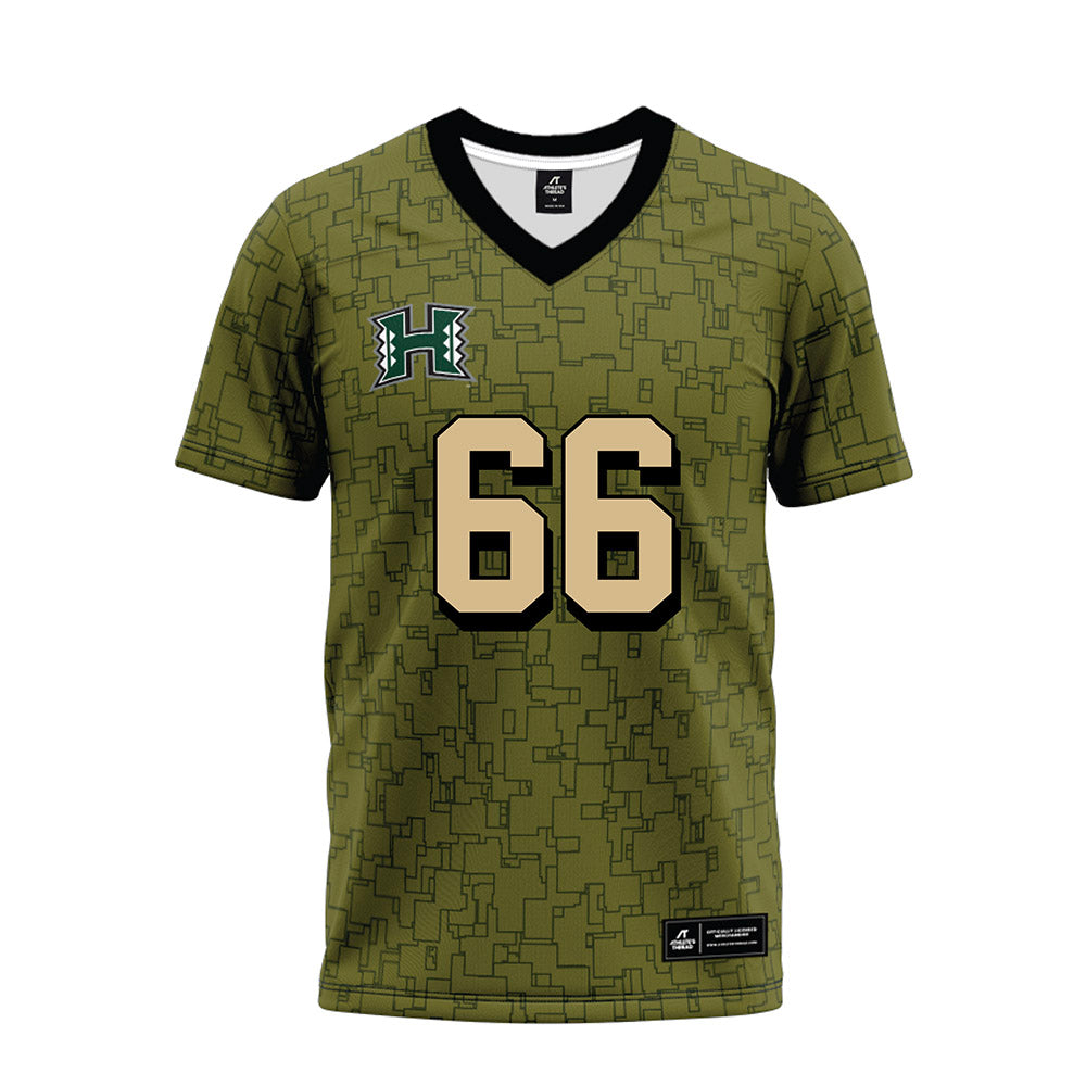 Hawaii - NCAA Football : Sergio Muasau - Premium Football Jersey