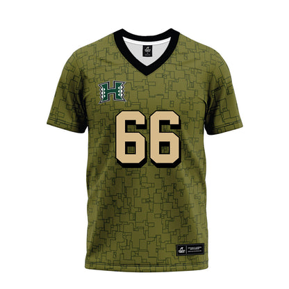 Hawaii - NCAA Football : Sergio Muasau - Premium Football Jersey