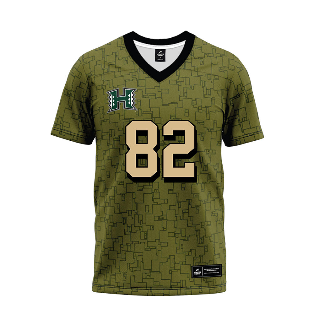 Hawaii - NCAA Football : Liatama Uiliata - Premium Football Jersey