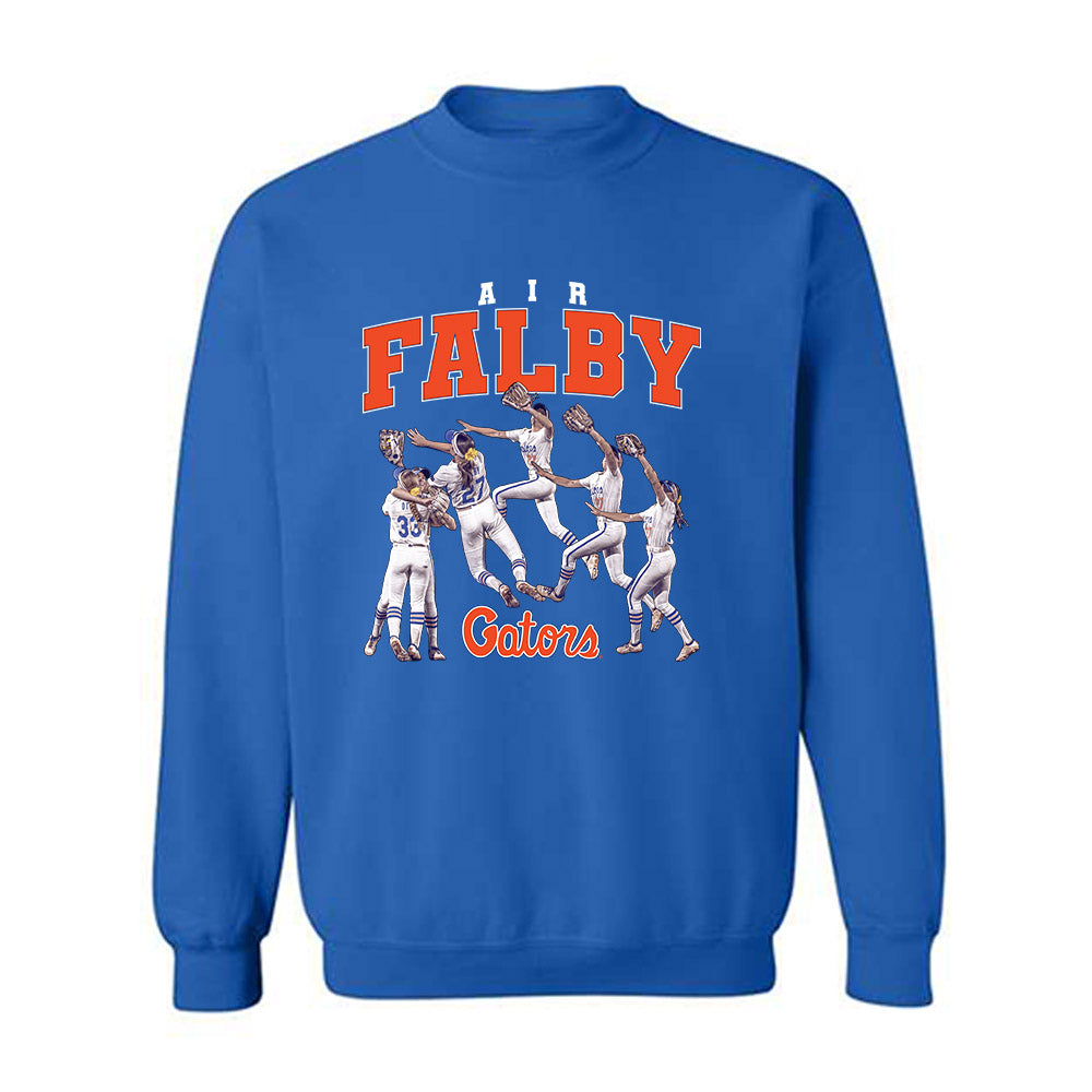 Florida - NCAA Softball : Kendra Falby - Player Collage Crewneck Sweatshirt