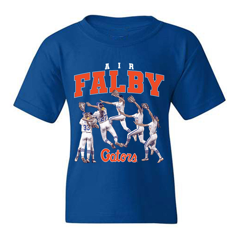 Florida - NCAA Softball : Kendra Falby - Player Collage Youth T-Shirt