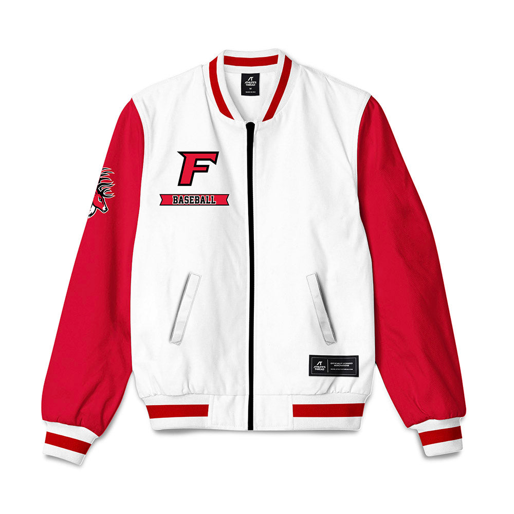 Fairfield - NCAA Baseball : Nolan Colby - Bomber Jacket