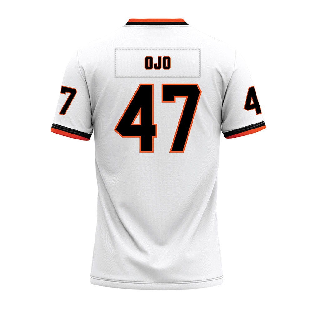 Oklahoma State - NCAA Football : Patrick Ojo - White Premium Football Jersey