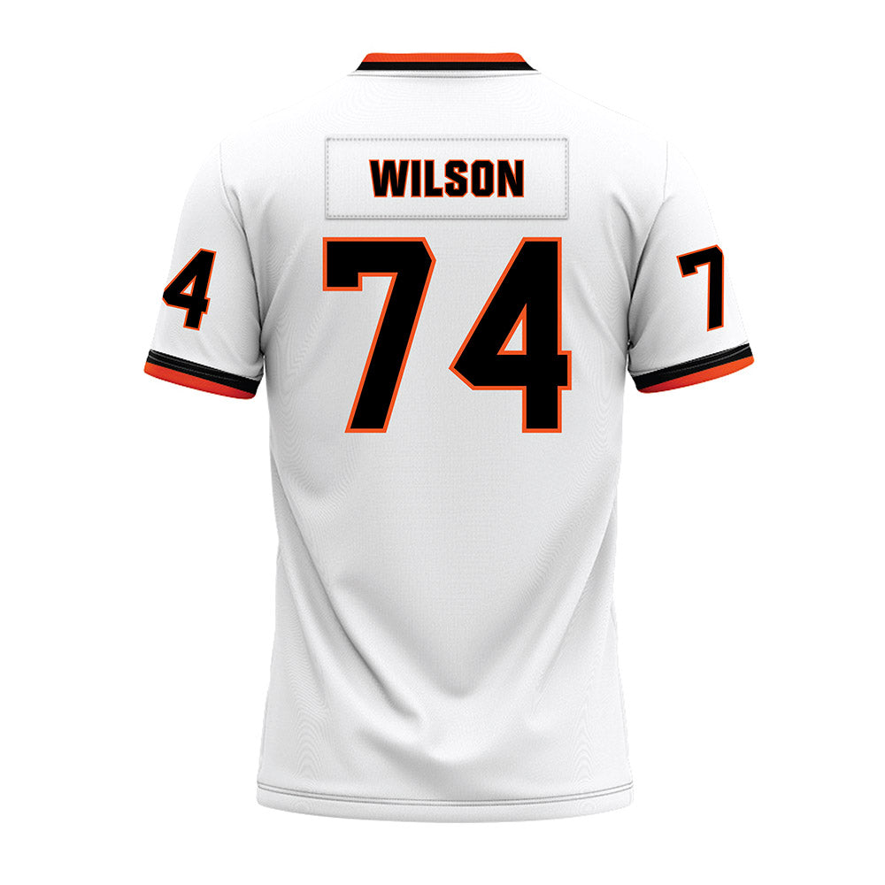 Oklahoma State - NCAA Football : Preston Wilson - White Premium Football Jersey