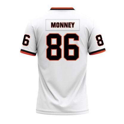 Oklahoma State - NCAA Football : Will Monney - White Premium Football Jersey-1