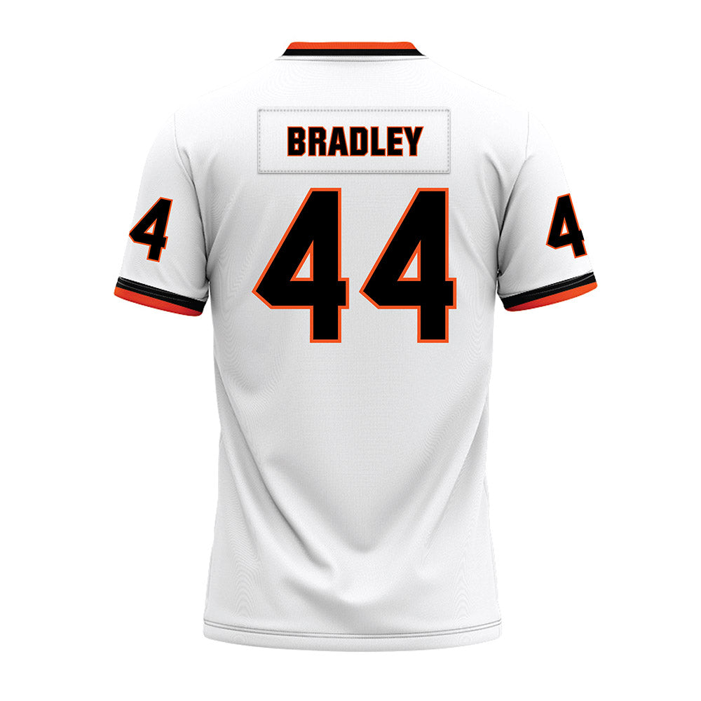 Oklahoma State - NCAA Football : Rashod Bradley - White Premium Football Jersey-1