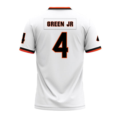 Oklahoma State - NCAA Football : Alexis Green Jr - White Premium Football Jersey