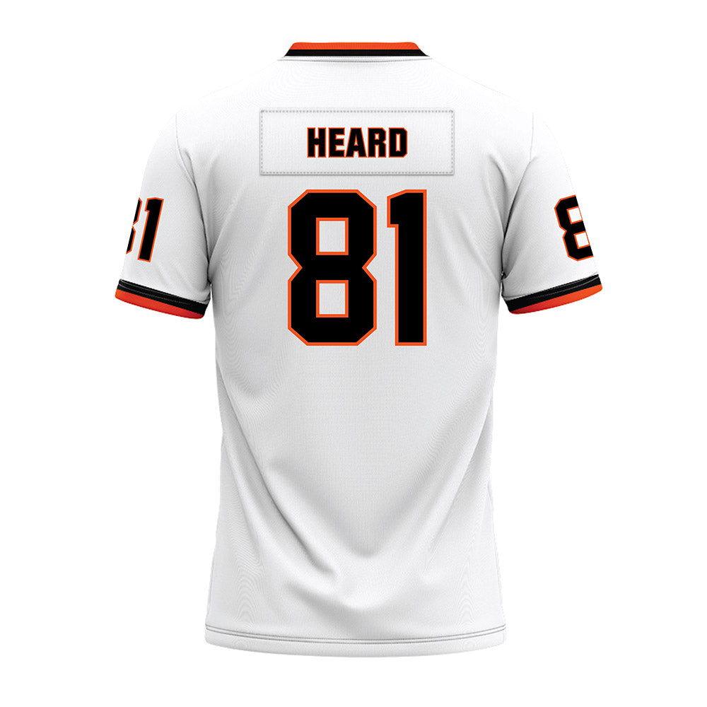 Oklahoma State - NCAA Football : camron Heard - White Premium Football Jersey