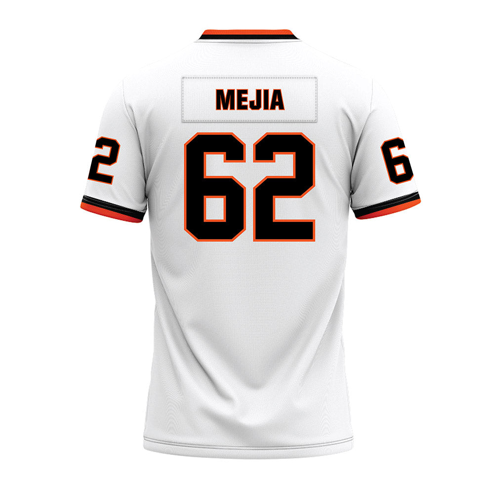 Oklahoma State - NCAA Football : Jamison Mejia - White Premium Football Jersey