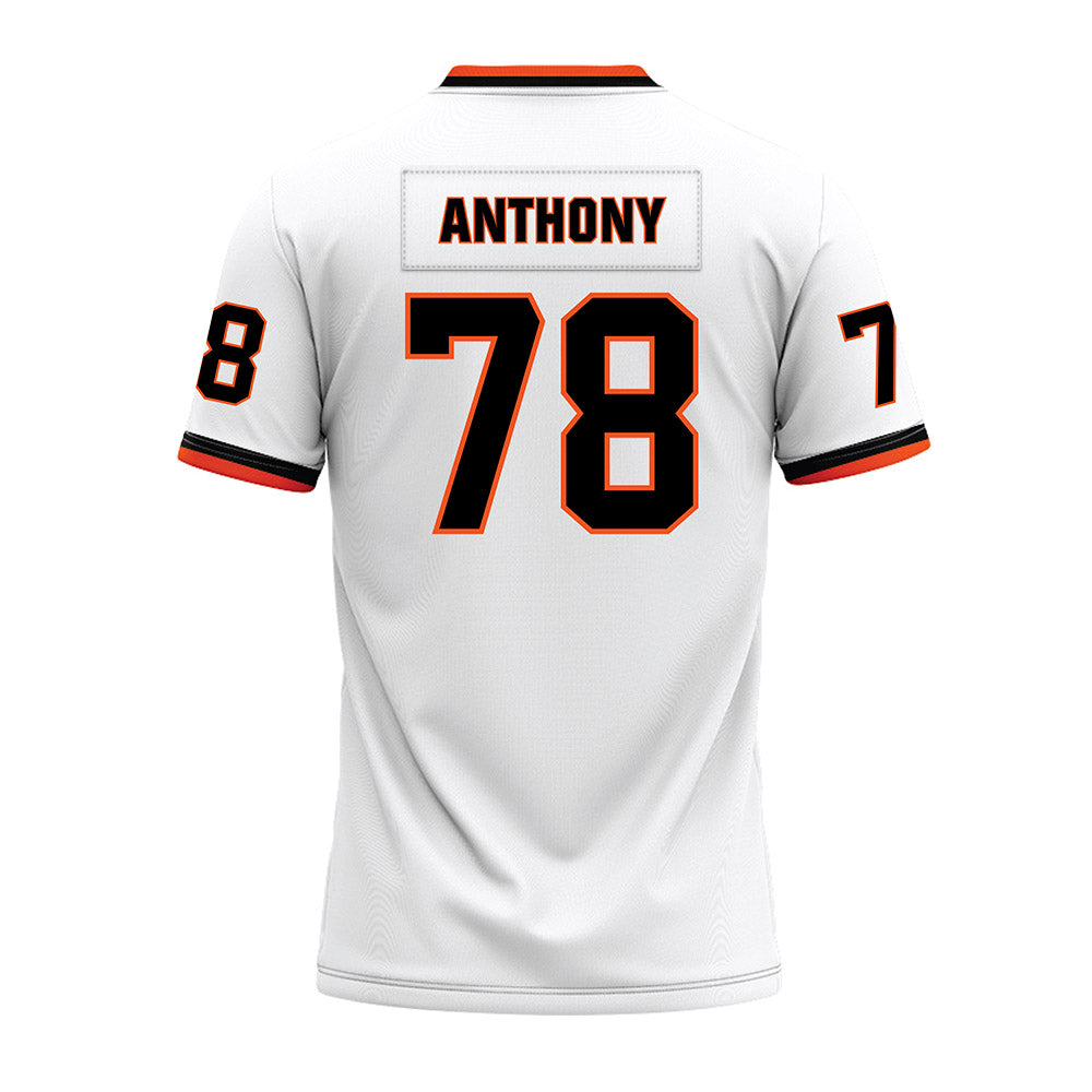 Oklahoma State - NCAA Football : Chandler Anthony - White Premium Football Jersey