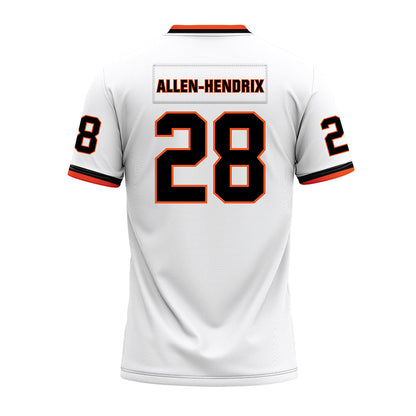 Oklahoma State - NCAA Football : Jaden Allen-Hendrix - White Premium Football Jersey