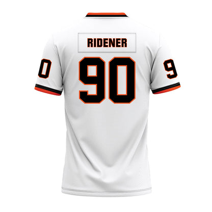 Oklahoma State - NCAA Football : AJ Ridener - White Premium Football Jersey