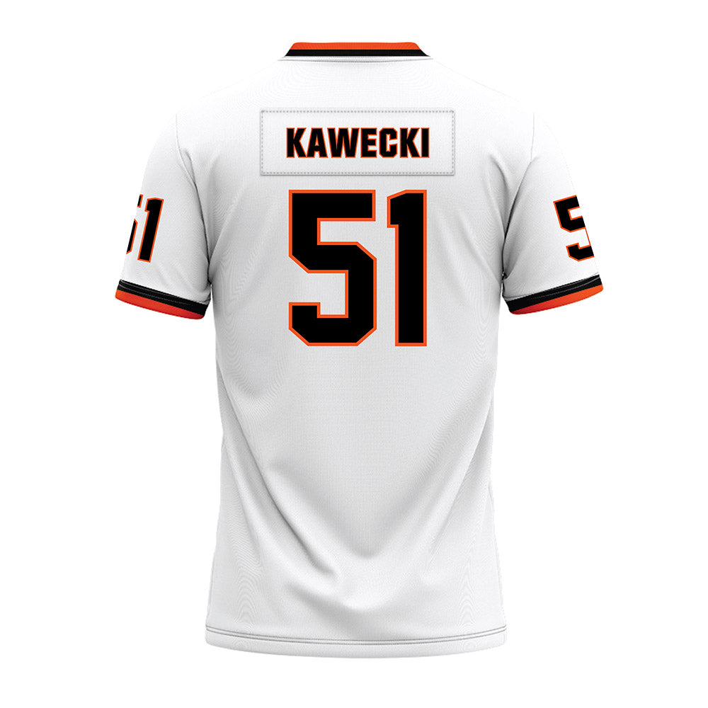 Oklahoma State - NCAA Football : Austin Kawecki - White Premium Football Jersey