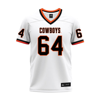 Oklahoma State - NCAA Football : Jarrett Henry - White Premium Football Jersey