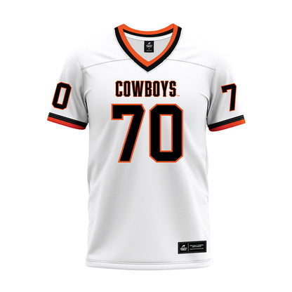 Oklahoma State - NCAA Football : Markell Samuel - White Premium Football Jersey-0