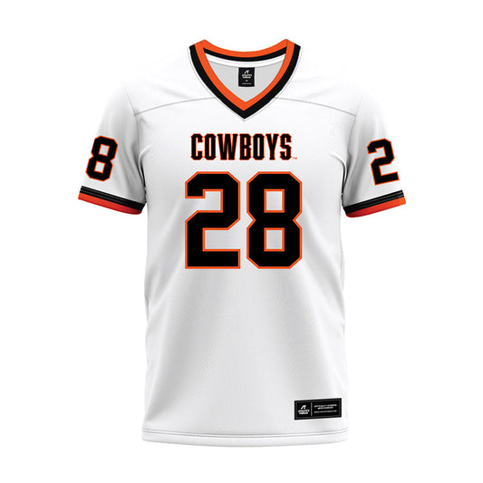 Oklahoma State - NCAA Football : Jaden Allen-Hendrix - White Premium Football Jersey