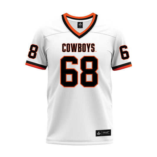 Oklahoma State - NCAA Football : Taylor Miterko - White Premium Football Jersey