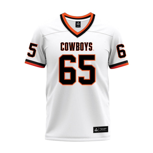 Oklahoma State - NCAA Football : Hilton Marsh - White Premium Football Jersey