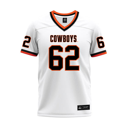 Oklahoma State - NCAA Football : Jamison Mejia - White Premium Football Jersey