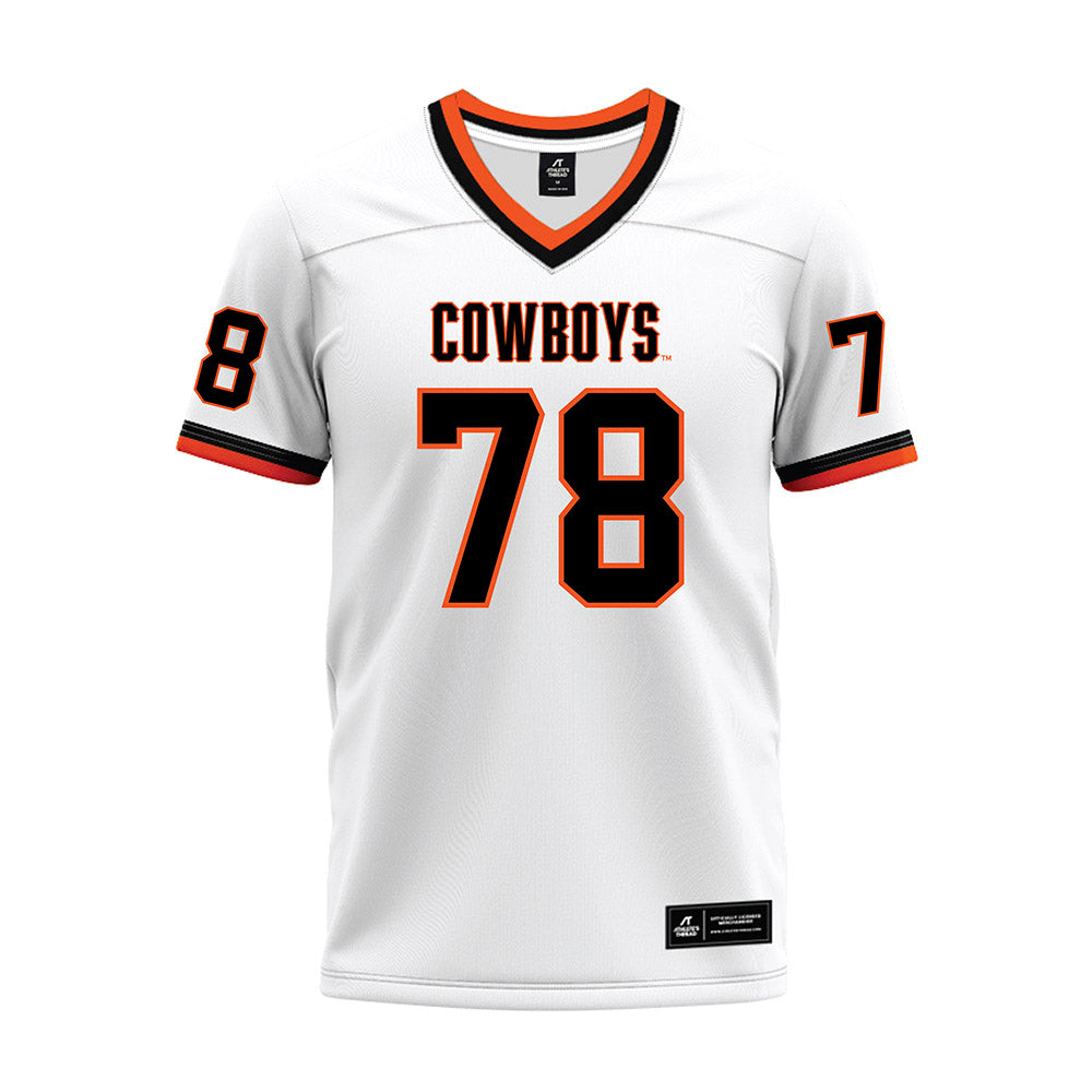 Oklahoma State - NCAA Football : Chandler Anthony - White Premium Football Jersey