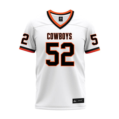 Oklahoma State - NCAA Football : Yamil Talib - White Premium Football Jersey