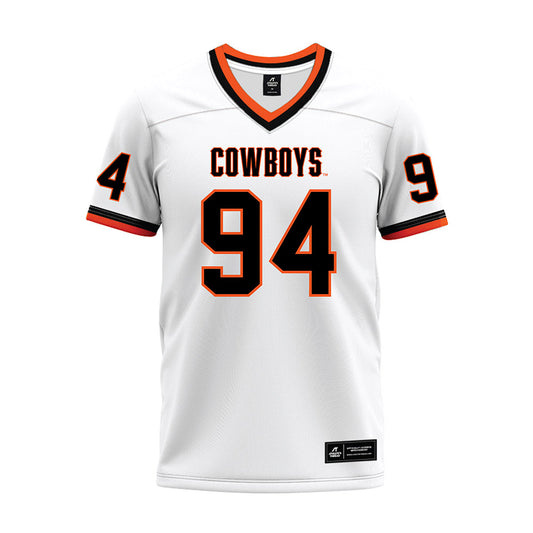 Oklahoma State - NCAA Football : Armstrong Nnodim - White Premium Football Jersey