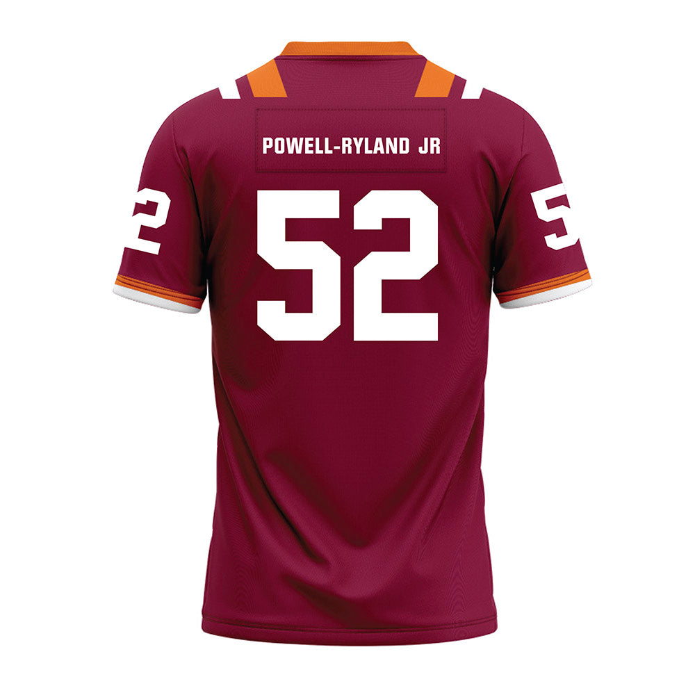 Virginia Tech - NCAA Football : Antwaun Powell-Ryland Jr - Premium Football Jersey