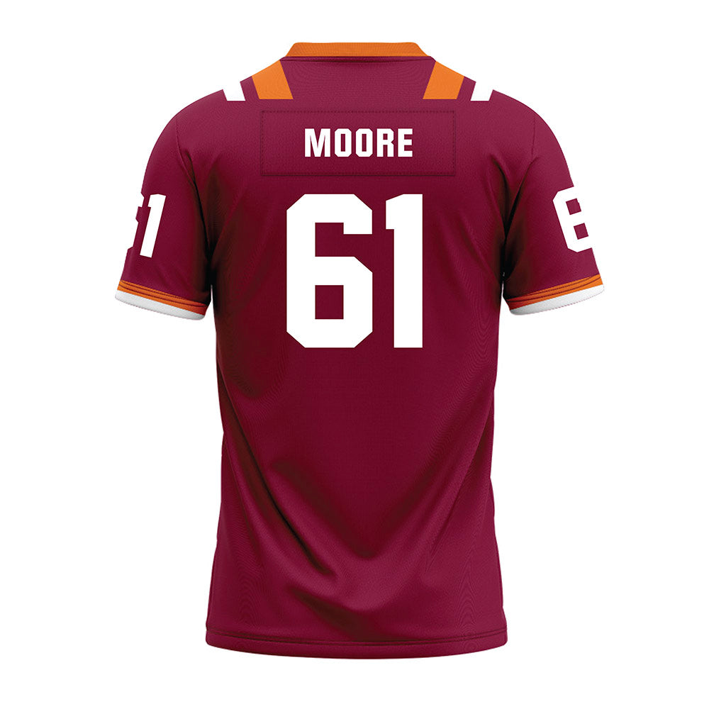 Virginia Tech - NCAA Football : Braelin Moore - Premium Football Jersey