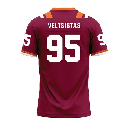 Virginia Tech - NCAA Football : Nick Veltsistas - Premium Football Jersey