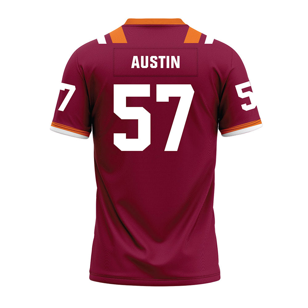 Virginia Tech - NCAA Football : Lucas Austin - Premium Football Jersey-1