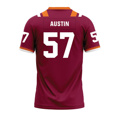 Virginia Tech - NCAA Football : Lucas Austin - Premium Football Jersey-1