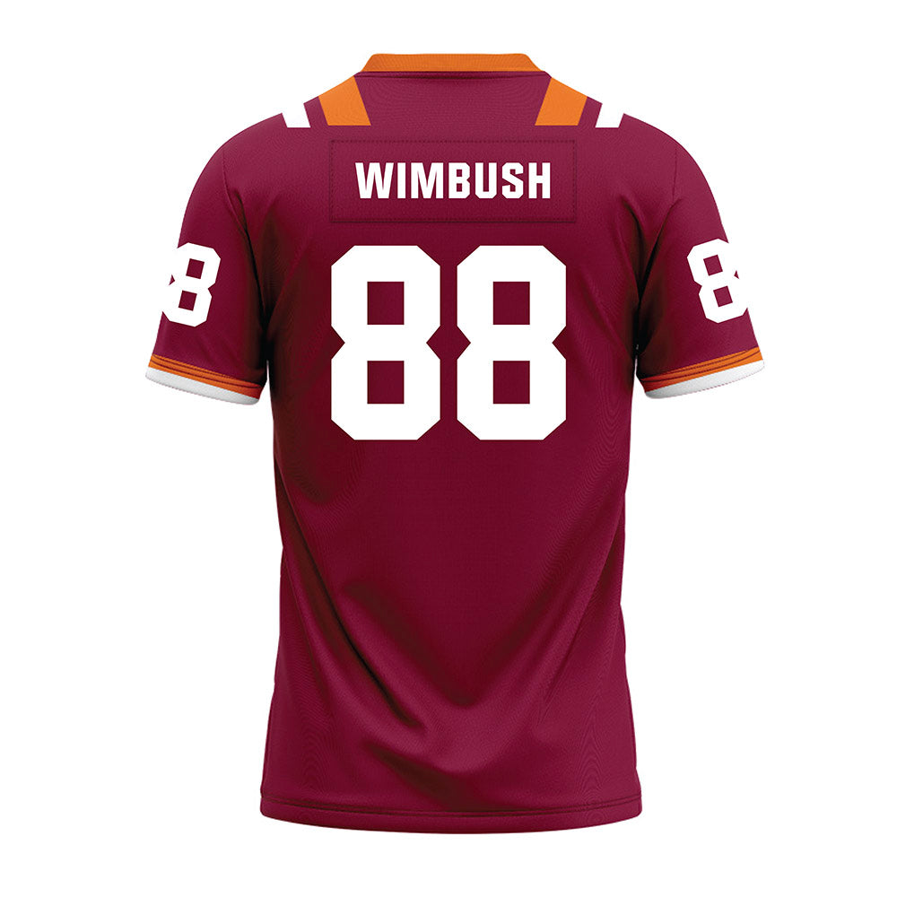 Virginia Tech - NCAA Football : Zeke Wimbush - Premium Football Jersey