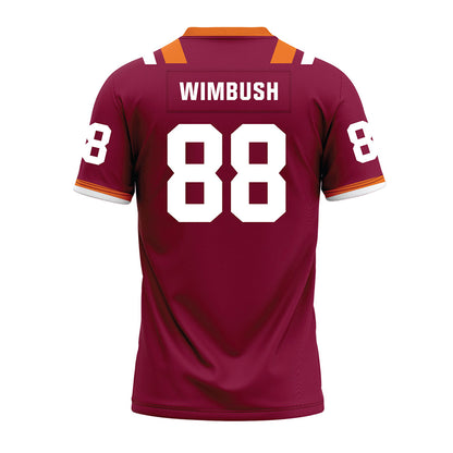 Virginia Tech - NCAA Football : Zeke Wimbush - Premium Football Jersey