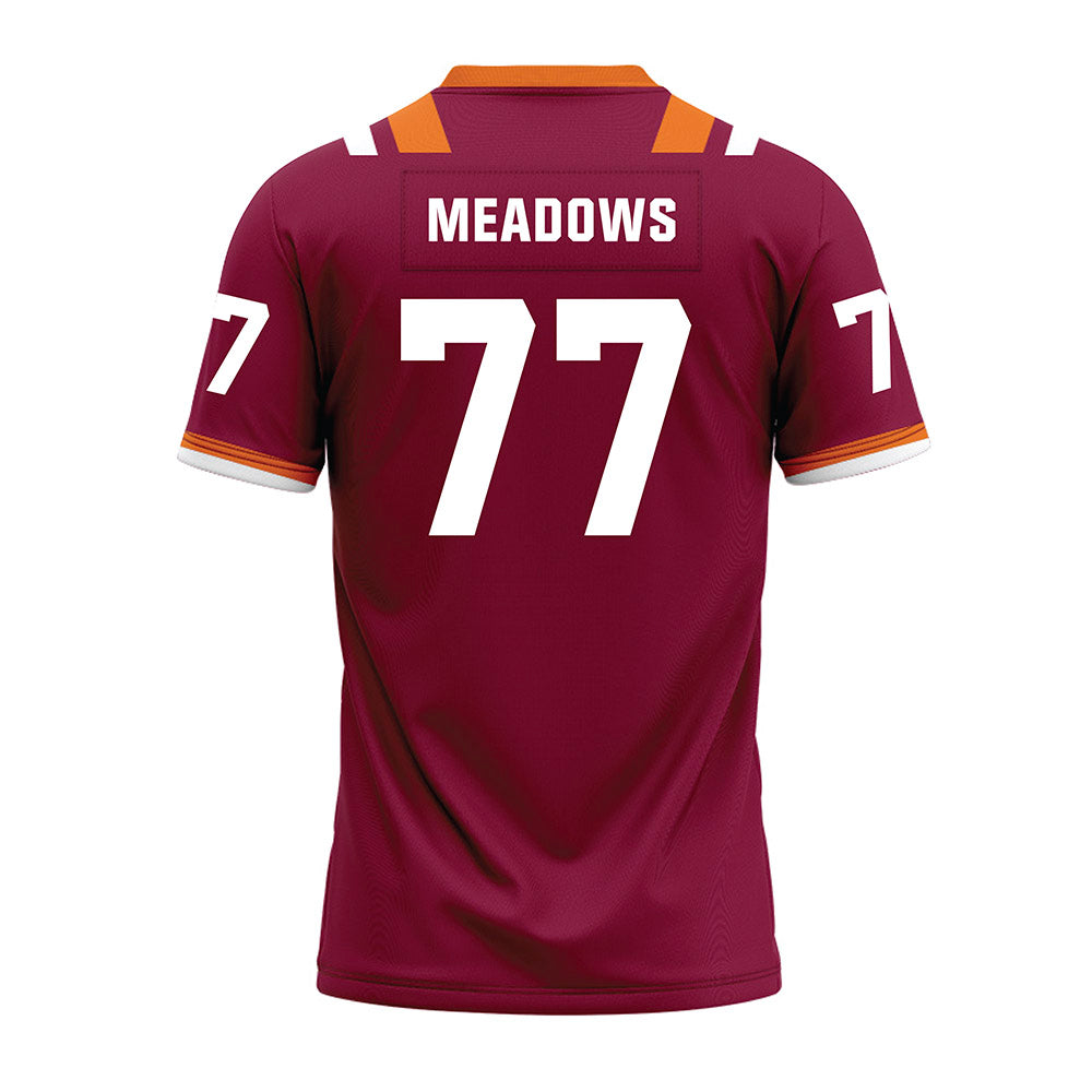 Virginia Tech - NCAA Football : Brody Meadows - Premium Football Jersey