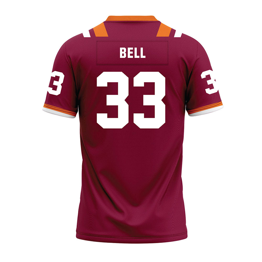 Virginia Tech - NCAA Football : Ben Bell - Premium Football Jersey-1