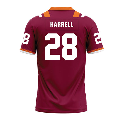Virginia Tech - NCAA Football : Knahlij Harrell - Premium Football Jersey-1