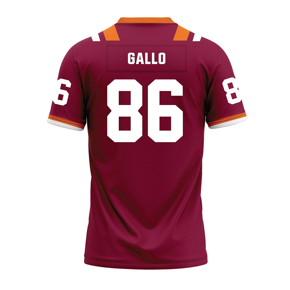 Virginia Tech - NCAA Football : Nick Gallo - Premium Football Jersey