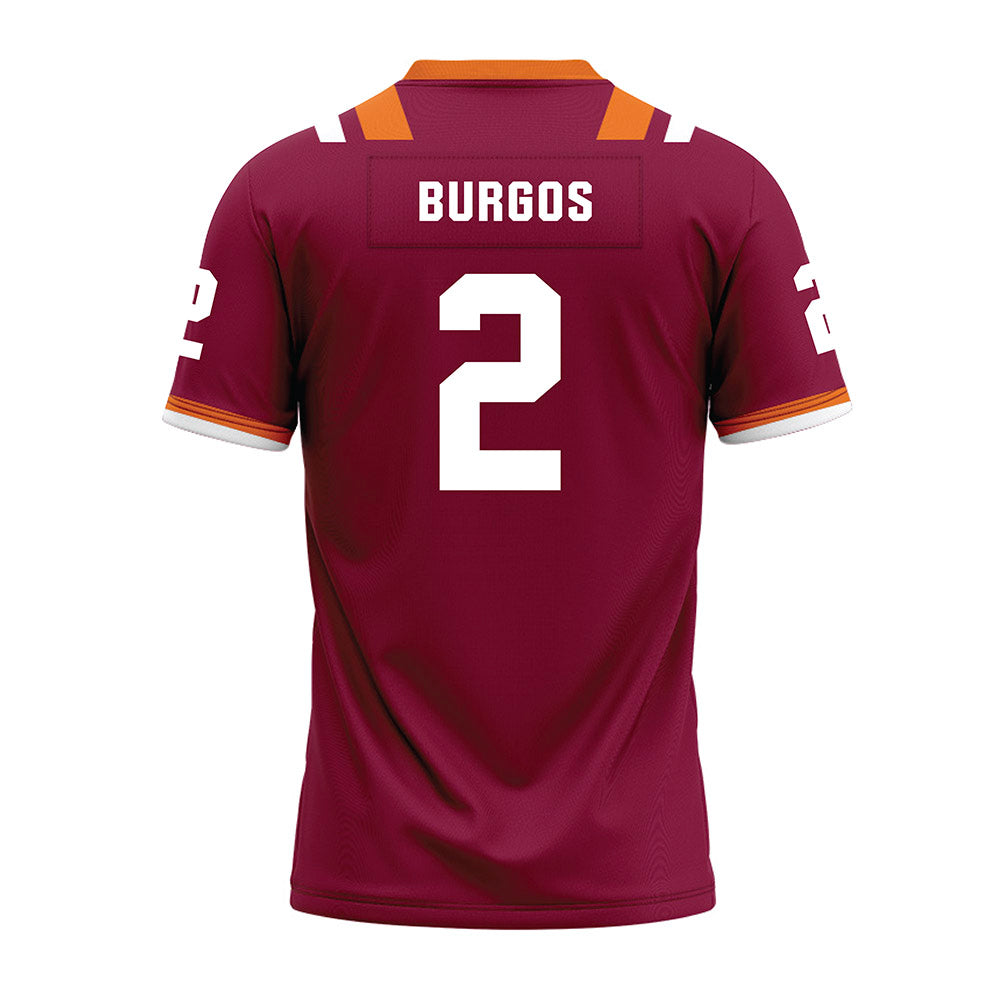 Virginia Tech - NCAA Football : Keyshawn Burgos - Premium Football Jersey