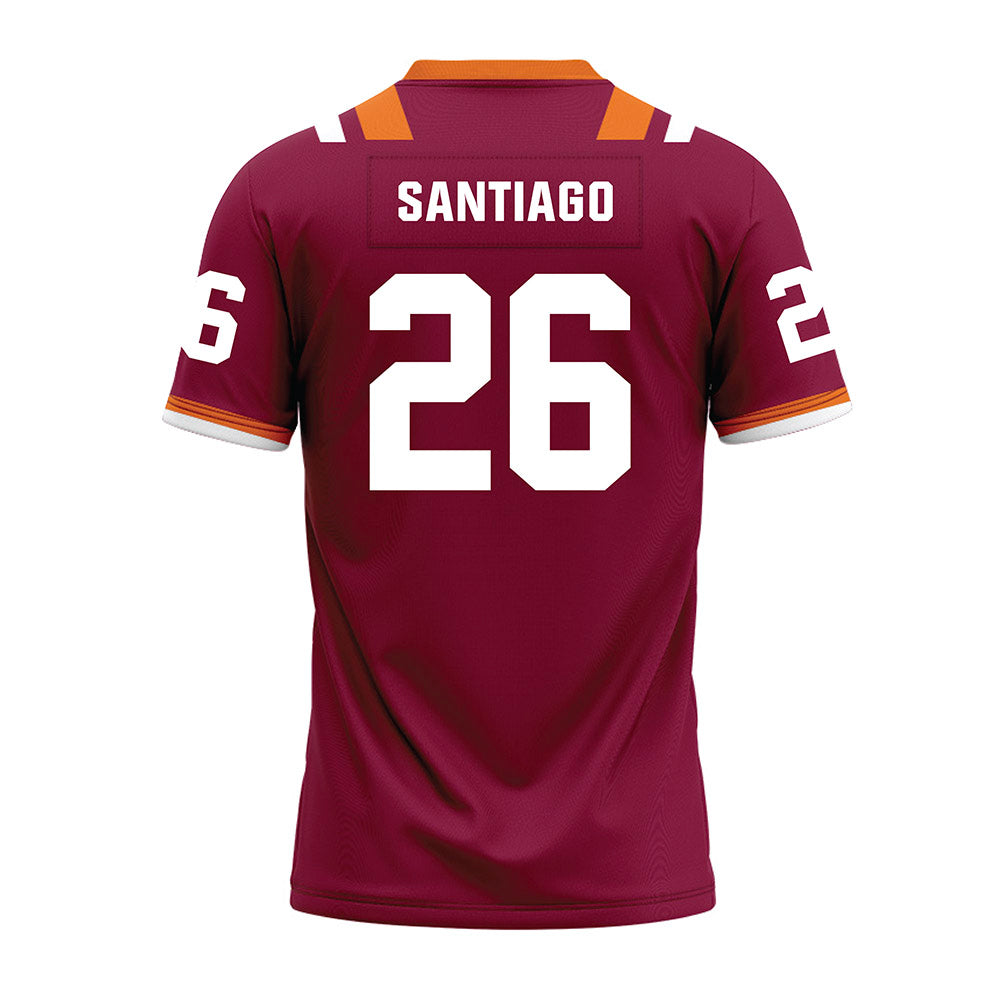 Virginia Tech - NCAA Football : Antwone Santiago - Premium Football Jersey-1