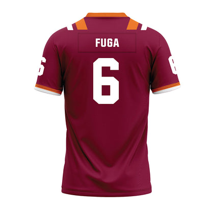 Virginia Tech - NCAA Football : Josh Fuga - Premium Football Jersey