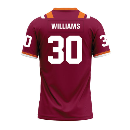 Virginia Tech - NCAA Football : Krystian Williams - Premium Football Jersey