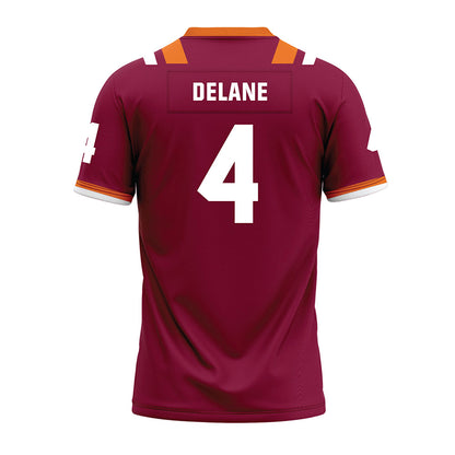 Virginia Tech - NCAA Football : Mansoor Delane - Premium Football Jersey