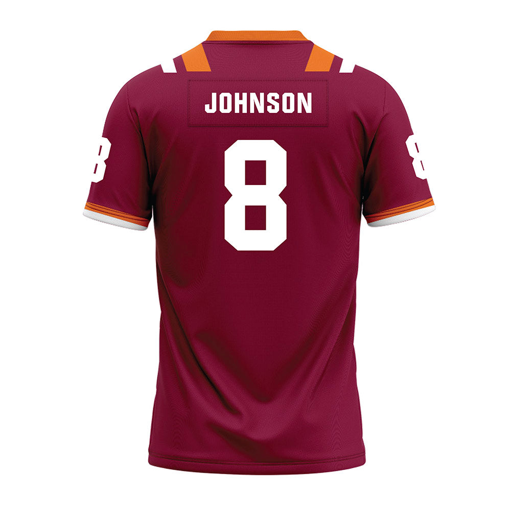 Virginia Tech - NCAA Football : Braylon Johnson - Premium Football Jersey