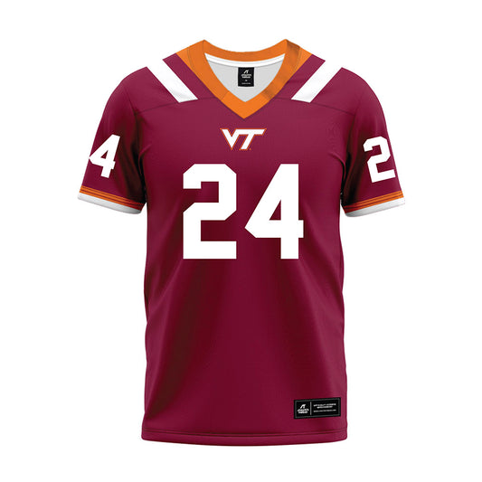 Virginia Tech - NCAA Football : Malachi Thomas - Premium Football Jersey