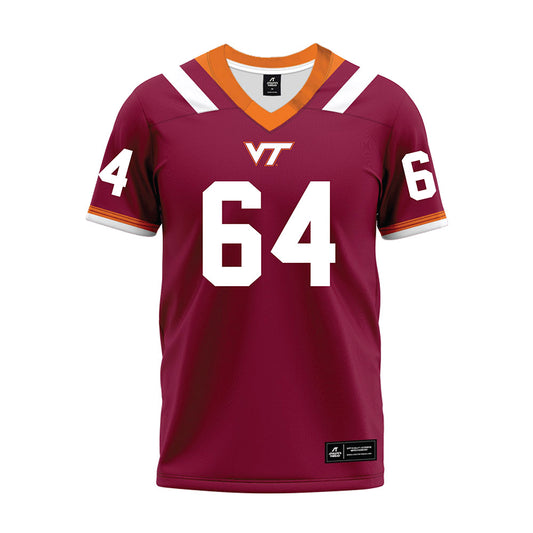 Virginia Tech - NCAA Football : Elijah Klock - Premium Football Jersey