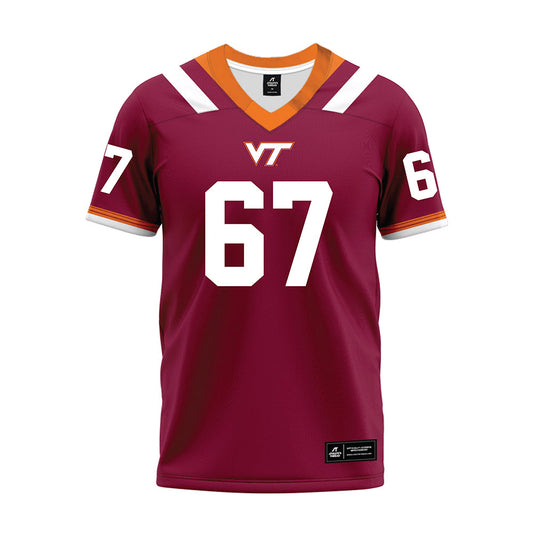 Virginia Tech - NCAA Football : Hannes Hammer - Premium Football Jersey-0