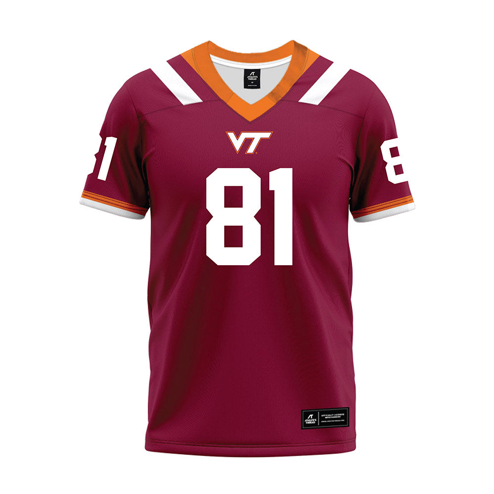 Virginia Tech - NCAA Football : Jordan Tapscott - Premium Football Jersey