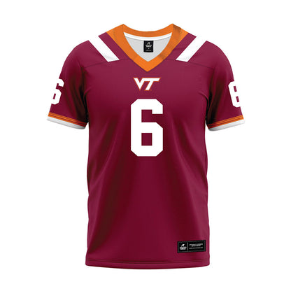 Virginia Tech - NCAA Football : Josh Fuga - Premium Football Jersey