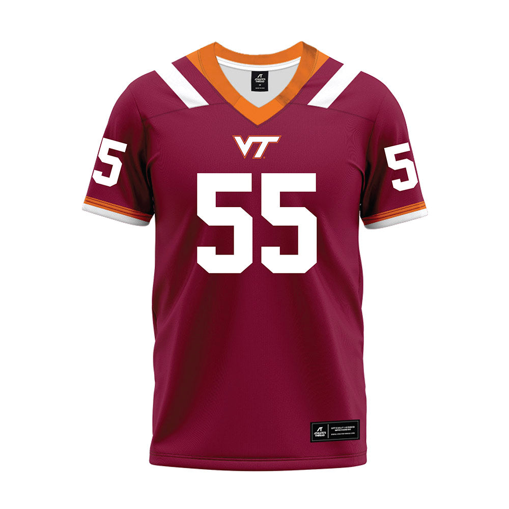 Virginia Tech - NCAA Football : Gerard Johnson - Premium Football Jersey-0